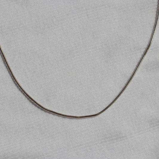 Vintage 16in Sterling Silver Snake Chain