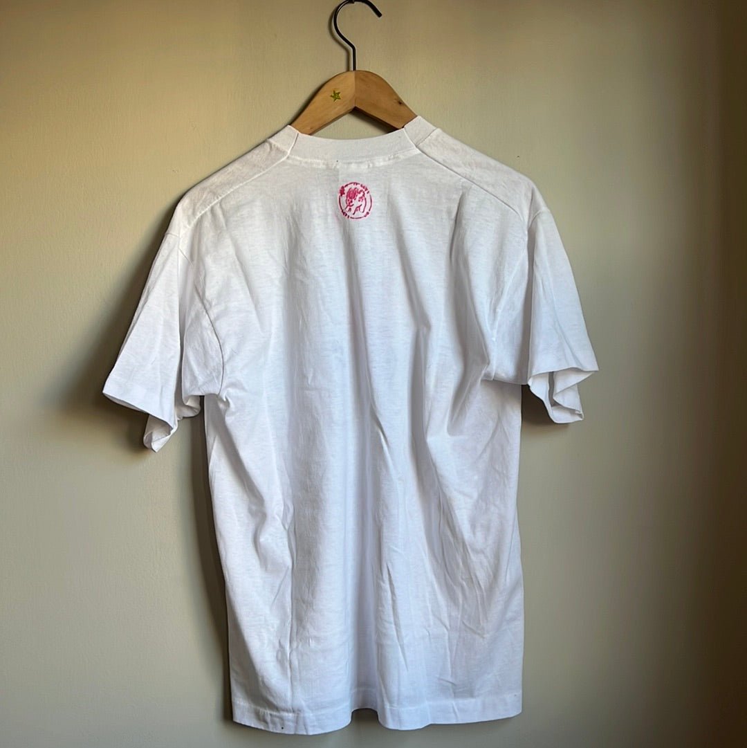 T-Shirt - Vintage Bunny Blastover Pocket Tee - LETTUCE STUDIOS